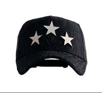 Cappelli G5 Originali Personalizzati con Strass, Collezione Big Boss G5, Cappellini da Baseball Neri a 5 Pannelli