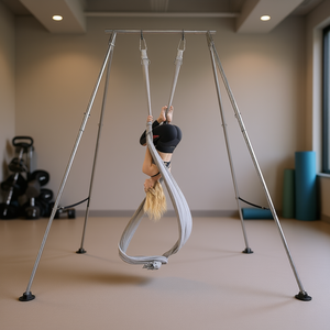 Equipo de Inversión de Aluminio con Altura Ajustable, Barra Superior de Acero Inoxidable, Capacidad de Carga de 310 Libras, Soporte Triangular para Ejercicio en Casa - Product Image 2