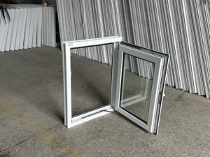 Fenêtre à battant en PVC UPVC de conception moderne personnalisée en usine avec écran magnétique Double <span class=keywords><strong>vitrage</strong></span> <span class=keywords><strong>isolation</strong></span> thermique et étanche - Product Image 5
