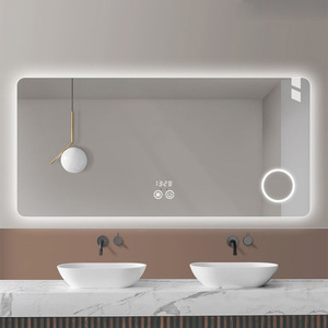 <span class=keywords><strong>Specchio</strong></span> da <span class=keywords><strong>Bagno</strong></span> LED di Lusso Personalizzato, Grande, Antiappannante, con Schermo Touch, Decorazione per la Casa, Rettangolare o Quadrato - Product Image 5