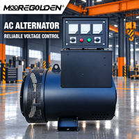 Tête de générateur industriel 30 kVA 24 kW, alternateur synchrone sans balais 50 Hz ou 60 Hz pour générateur diesel