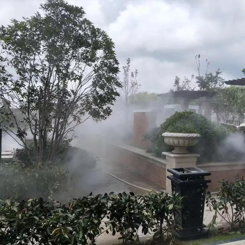 Fabriqué en Chine fontaine de brouillard artificiel de jardin purification de l'air de machine de brouillard froid