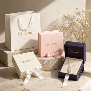 Ribbon Flip Top Jewelry <b>Box</b> Custom Luxury Packaging <b>Box</b> for Rings Necklace <b>Earrings</b> <b>Gift</b> Presentation and <b>gift</b> store - Product Image 1