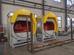 Đôi xi lanh điện ROTARY tiết kiệm năng lượng con lăn Máy chà nhám tần số chuyển đổi máy đúc - Product Image 6