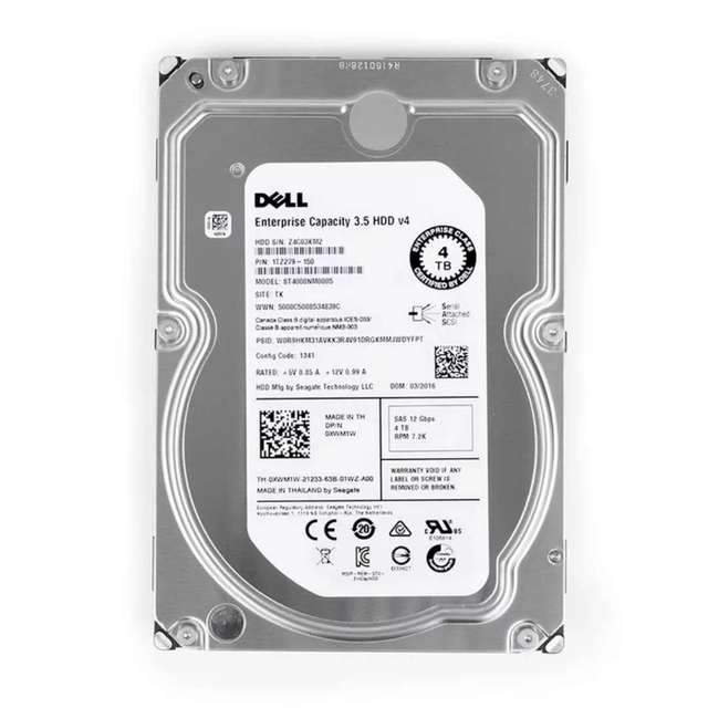 HDD Hard Drive for Server Rack 4TB SAS 3.5 7.2K Server Hard Drive HDD Server Hard