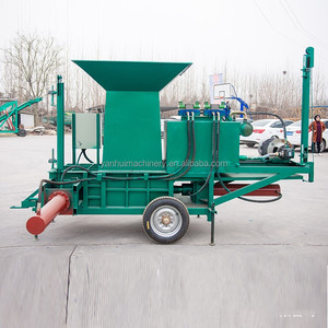 Presse à balles carrées YANHUI pour paille de blé, pelures d'ail, papier usagé, herbe fraîche, foin sec, coques de riz, avec moteur hydraulique - Product Image 4