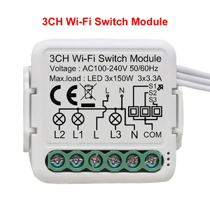 Módulo de Interruptor Inteligente Wifi de 3 Canales Tuya, 100-240V CA, <span class=keywords><strong>Precio</strong></span> de Fábrica, PST-S03 - Product Image 6