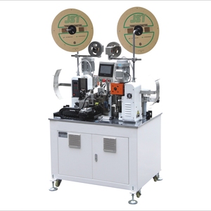 Electronic <b>Wire</b> Silicone <b>Wire</b> Cutting Stripping and Terminal Machine Double-headed Full-automatic Terminal Crimping Machine OEM - Product Image 1