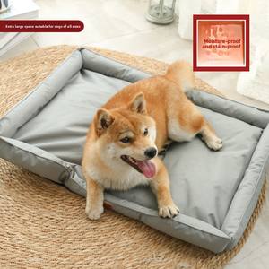Cama para Perros de Algodón Impermeable y Resistente a las Mordidas, Apta para Todas las Estaciones, para Perros <span class=keywords><strong>Shiba</strong></span> <span class=keywords><strong>Inu</strong></span> y Teddy - Product Image 3