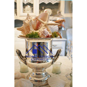 Vase à fleurs en aluminium avec piédestal fini or pour la décoration de la maison et de la table de mariage 2024 Dernière collection de décorations d'intérieur - Product Image 4