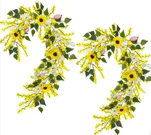 プリムローズのつる植物新しい春の製品イースター装飾卵ひまわり人工つる植物