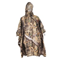 Offre Spéciale léger 3D feuille Camouflage Ghillie costume imperméable Polyester chasse vêtements Unique feuilles Camo Design chasse