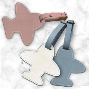 แท็กกระเป๋าเดินทางสำหรับกระเป๋าสัมภาระป้ายกำกับบนเครื่องบินหนัง PU สำหรับระบุกระเป๋าเดินทางกระเป๋าเดินทางขึ้นเครื่อง - Product Image 1