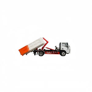 Camión de Basura con Brazo <span class=keywords><strong>Gancho</strong></span>, Hidráulico, Autocargable, Contenedor Desmontable, para Recolección de Residuos, Saneamiento Municipal y Construcción - Product Image 2