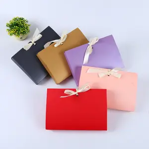 custom gift box packaging for clothes silk scarf pajamas shirt packaging box towel exquisite spa gift box baby