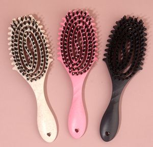 Mixed Procurement Low Price Boar Bristle Hair Brush Fashion Define Styling Brush,Curl Brush for Curly Hair Wet - Product Image 4