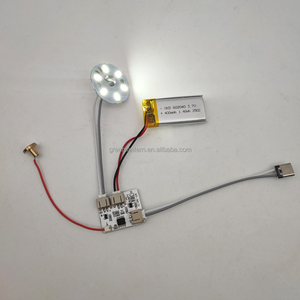 Kit <span class=keywords><strong>de</strong></span> Placa <span class=keywords><strong>de</strong></span> Luz LED USB con Control Táctil <span class=keywords><strong>de</strong></span> Atenuación, Sin Soldadura, Recargable, Piezas <span class=keywords><strong>de</strong></span> Lámpara Nocturna LED, 31 mm, Blanco Cálido - Product Image 3