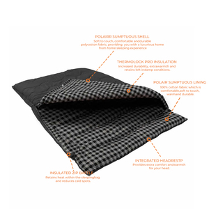Saco <span class=keywords><strong>de</strong></span> <span class=keywords><strong>Dormir</strong></span> Doble Impermeable con Forro <span class=keywords><strong>de</strong></span> Franela CHENYUE BSCI, Sacos <span class=keywords><strong>de</strong></span> <span class=keywords><strong>Dormir</strong></span> Dobles Personalizados <span class=keywords><strong>para</strong></span> Acampar al Aire Libre - Product Image 3