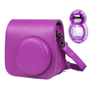 instantánea Cámara caso protectora de la Pu de cuero funda con correa para el hombro de <span class=keywords><strong>Fujifilm</strong></span> <span class=keywords><strong>Instax</strong></span> Mini 9/8/8 + - Product Image 6