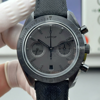 Montre mécanique automatique de luxe pour hommes, de haute qualité, sportive, avec boîtier en céramique, verre saphir, chronographe, calendrier, style hip-hop