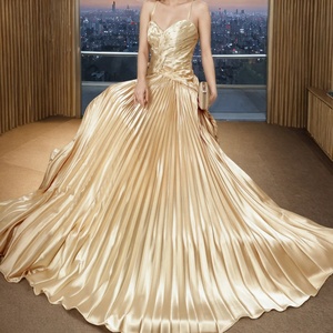 slim fit dress slacks Ever-Pretty Sequined Double V-Neck Sleeveless A-Line Midi Summer Formal Wedding Guest Dress