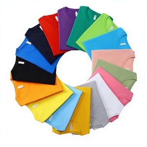 T-shirts pour hommes en coton 100% de haute qualité, personnalisables avec impression et broderie, logo personnalisé, t-shirts vierges pour parents et enfants - Product Image 1