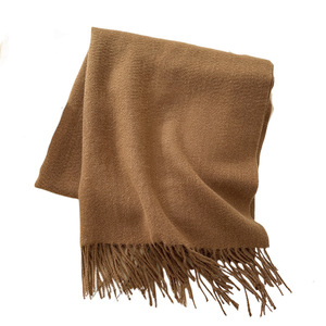 Bufanda de Punto Acrílico para Mujer, 65x200cm, Teñido Liso, Invierno, Térmica, con Borlas Largas, Cálida, Suave, Lisa y Transpirable - Product Image 5