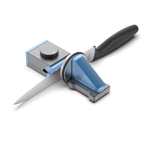 Nouvelle affûteuse <span class=keywords><strong>de</strong></span> couteaux roulants <span class=keywords><strong>de</strong></span> <span class=keywords><strong>cuisine</strong></span> personnalisée Machine à affûter les engrenages à <span class=keywords><strong>angle</strong></span> réglable pour poignée <span class=keywords><strong>en</strong></span> alliage d'aluminium - Product Image 2