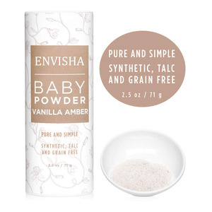 Échantillon gratuit bébé produits de soins de la peau naturel vanille ambre marque privée bébé poudre - Product Image 5