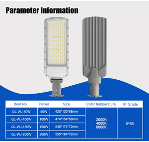 Lampadaire LED extérieur étanche IP65 à haut lumen avec boîtier en aluminium moulé sous pression et lentille en PC pour parc - Product Image 3