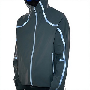 OEM Custom Streetwear Manufacturer Customized <b>Men's</b> <b>Jacket</b> Casual <b>Reflective</b> Nylon Waterproof Utility Windbreaker <b>Jacket</b> for <b>Men</b> - Product Image 1