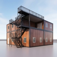 Maison conteneur préfabriquée démontable en kit, modulaire et respirante, pour ferme, appartement, atelier, bureau portable et logement