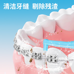 Cepillo Interdental Tipo L Haishi Hainuo 0.6mm 0.8mm, Cepillo de Dientes Portátil para Ortodoncia y Limpieza Dental - Product Image 4