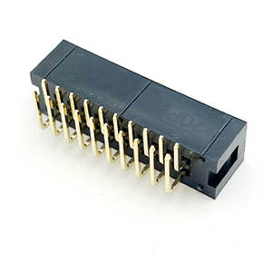 2 54mm Pitch 2x10 Pin 20Pin Straight Male Shrouded Box Header IDC Rectangular Connector PCB Mount Socket <b>Terminal</b> - Product Image 3