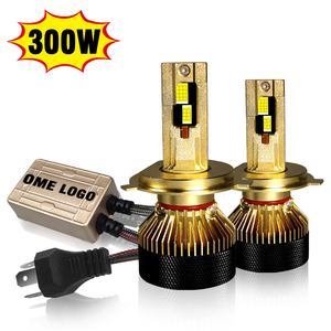 12V 24V 300 Wát 50000lm 6500K IP68 CANBUS tự động hệ thống chiếu sáng H1 H3 H4 H11 9005 9006 H7 Led Đèn Pha Bóng đèn LED ánh sáng H7 - Product Image 1