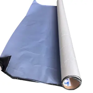 Membran penyegel karet butil-lapisan anti air perekat butil hitam untuk atap