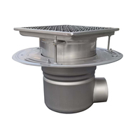 OEM ODM Suditek GM300TFS Siphon de sol professionnel en acier inoxydable de haute qualité pour cuisine, anti-odeur, poli, avec grille filtrante 300x300mm, 4 canaux