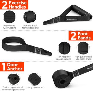 Bandas de Resistencia y Cuerdas de Yoga, Expansor de Goma, Elástico de Ejercicio con Barra de Entrenamiento, 12 Piezas, Tubo de Resistencia para Fitness - Product Image 3