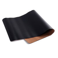 Tapis de table double face PU imperméable et antidérapant Tapis de bureau grande taille anti-rayures Tapis de table de bureau en cuir Tapis de bureau