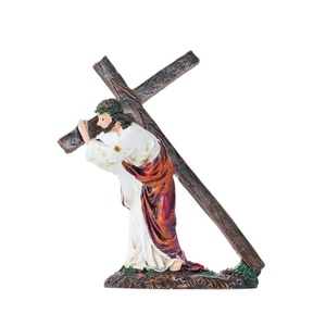 Figura de Jesús Clásica de Resina de Alta Calidad, Escultura Ecológica, Decoración de Lujo para el Hogar, Adornos Religiosos Decorativos BJ - Product Image 1