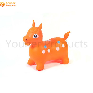 Cheval gonflable pour enfants, prix bon marché, mignon, coloré, cheval, animaux - Product Image 3