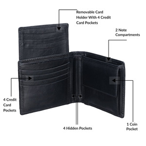 High Quality Men Latest Design Slim <b>Wallet</b> For Men Genuine Leather Men <b>Wallets</b> Large Capacity Custom Card <b>Holder</b> <b>Wallet</b> For Men - Product Image 3