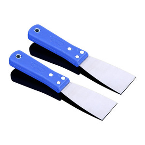 Stainless Steel <b>Putty</b> Knife Straight Blade Blue Handle Diy Tool For Painting And Scraping - Product Image 4