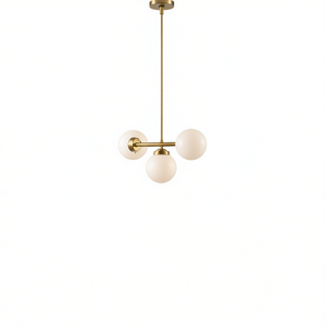3 <b>Light</b> Frosted Glass <b>Globe</b> Chandelier Elegant Pendant Lighting Indoor Fixture - Product Image 1
