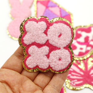 Patch <span class=keywords><strong>Chenille</strong></span> Rose Brodé Design PVC Coudre Fer Applique pour DIY Artisanat Réparation Vêtements Jeans Autres Projets Pan - Product Image 4