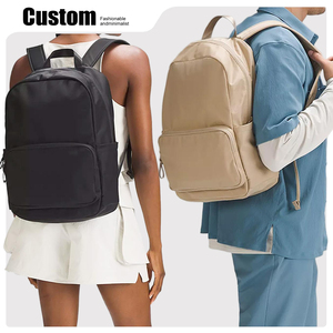 Custom European American Style <b>Lightweight</b> Nylon <b>Backpack</b> for Women Waterproof Canvas Sports Schoolbag Polyester for Summer Use - Product Image 4