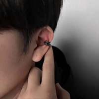 Boucles d'oreilles Aquaman Trident unisexes, uniques et à la mode, sans piercing, accessoire de mode