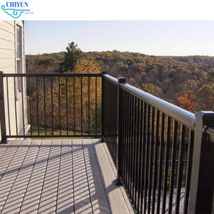 Panel <span class=keywords><strong>de</strong></span> acero tratado acrílico moderno al aire libre negro alambre soldado hoja <span class=keywords><strong>de</strong></span> corte por láser cerca <span class=keywords><strong>de</strong></span> <span class=keywords><strong>cemento</strong></span> rígido comercial - Product Image 2