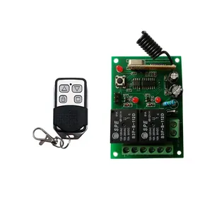 Télécommande de moteur 12V ou 24V DC, 315/433Mhz, interrupteur émetteur/récepteur pour marche arrière