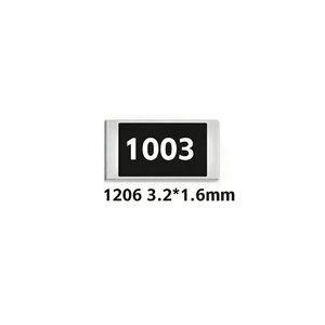 100 pièces 1% 1206 0R à 10M Résistance fixe CMS 0 0.1 0.12 0.15 0.2 0.33 0.3 10 22 33 470 510 ohm 1K 3.3 4.7 10 100 1 2.2M 5.1M - Product Image 2